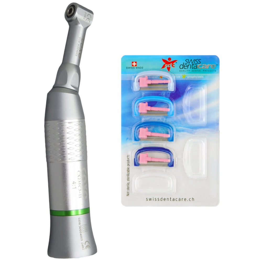 Contra ángulo oscilante COXO + Kit limas stripping IPR G5-ProLign SDC surtido - 4 uds