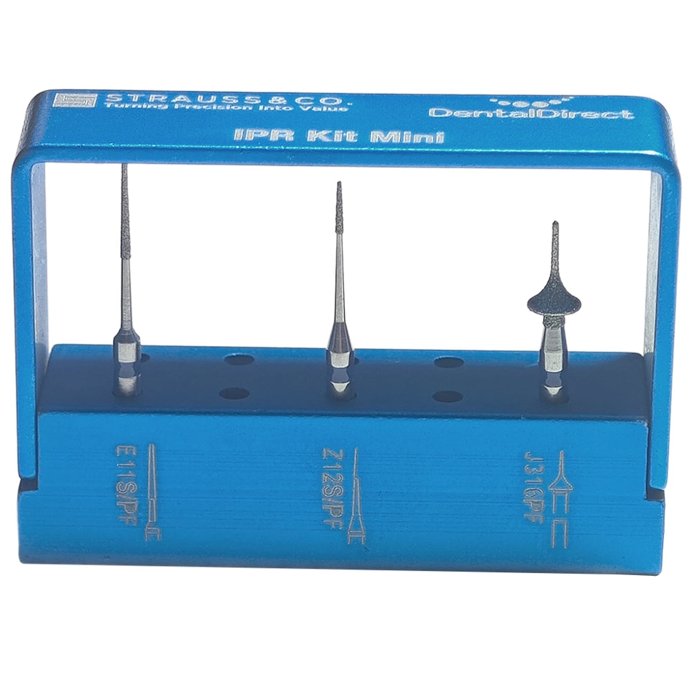 Mini kit fresas ortodoncia reducción interproximal Strauss&Co