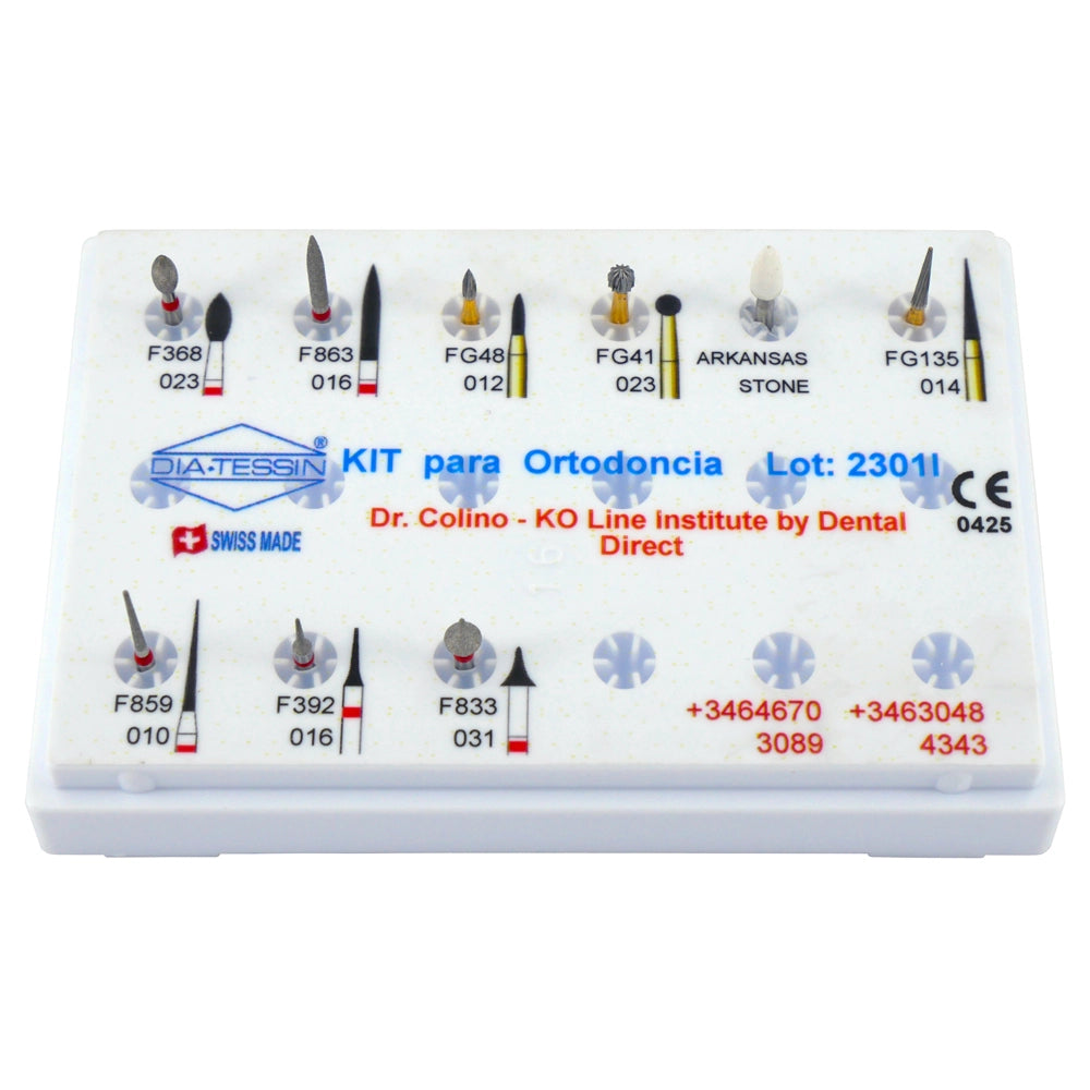 Set fresas ortodoncia Dr. Colino - Ko-Line Institute
