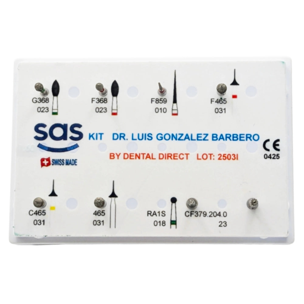 Kit fresas ortodoncia Dr. Luis González Barbero