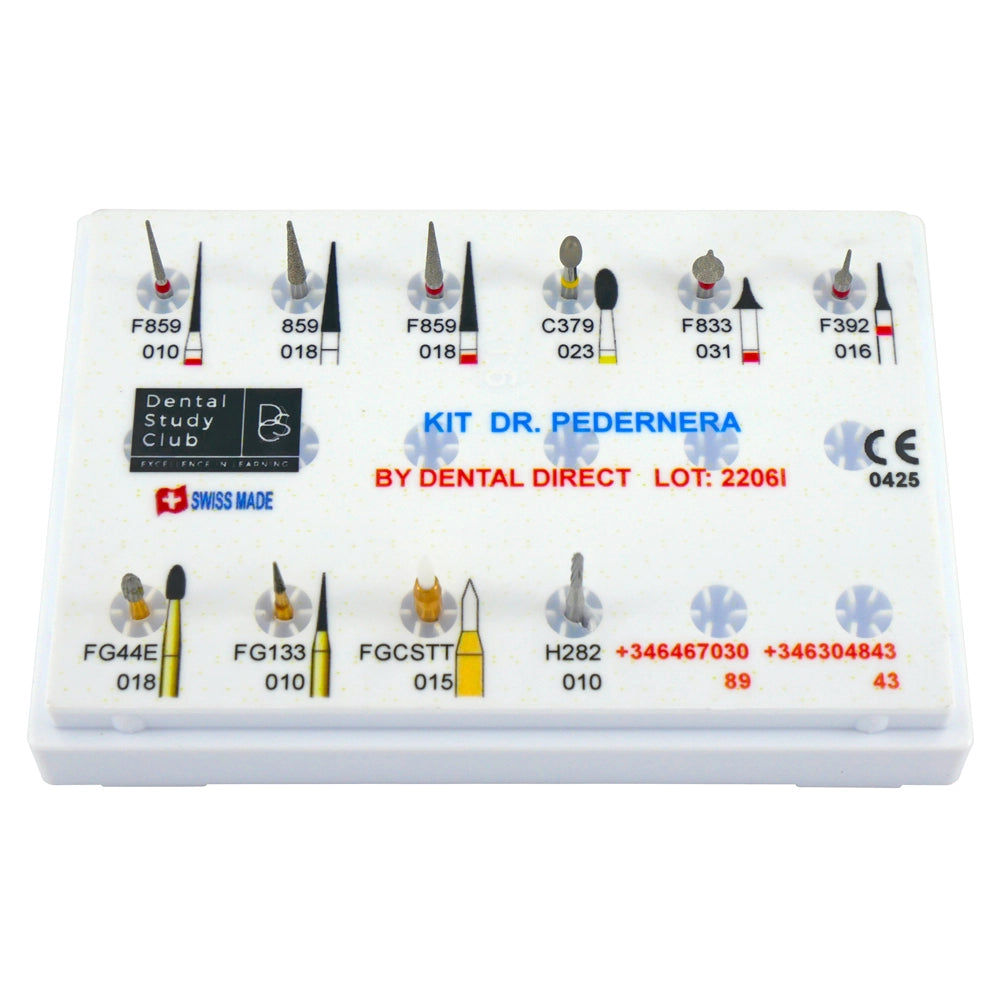 Set fresas ortodoncia Dia-Tessin - Dr. Martín Pedernera