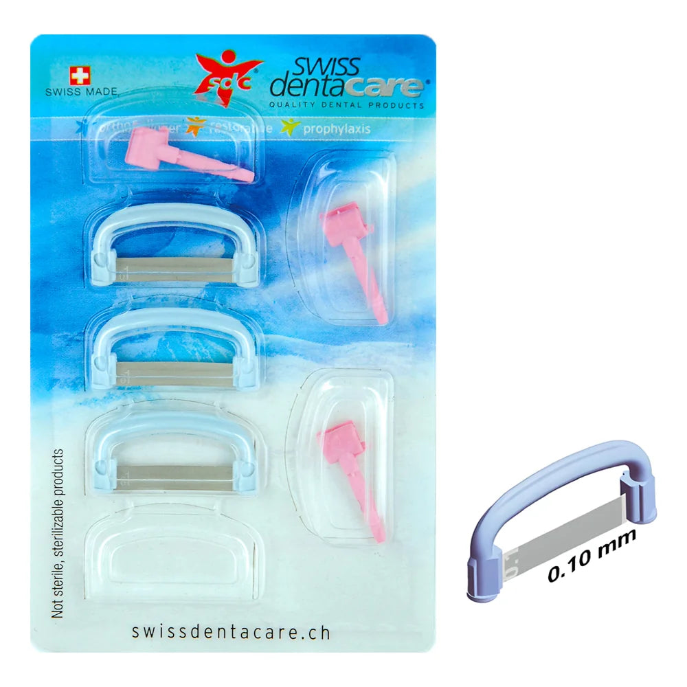 Limas stripping 0,10mm IPR diamantadas doble cara G5ProLign Swissdentacare