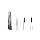 Fresa de Carburo de Tungsteno Cónica Larga redondeada - 23RL