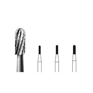 Fresa de Carburo de Tungsteno Cilíndrica dentada y Punta redondeada  - 31R