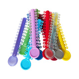 Ligaduras elásticas de colores ortodoncia - 1000 uds.