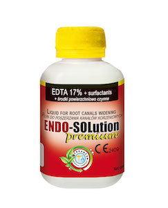 Endo-Solution Premium EDTA líquido 17% + Surfactantes, 120 ml.