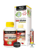 Endo-Solution Premium EDTA líquido 17% + Surfactantes, 120 ml.
